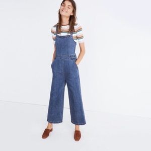 Madewell Denim Tie Back Jumpsuit Overalls Jumper